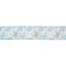 LaRibbons 1 1/2" Wired Ribbon | White/Blue Butterflies | 10 Yard Roll